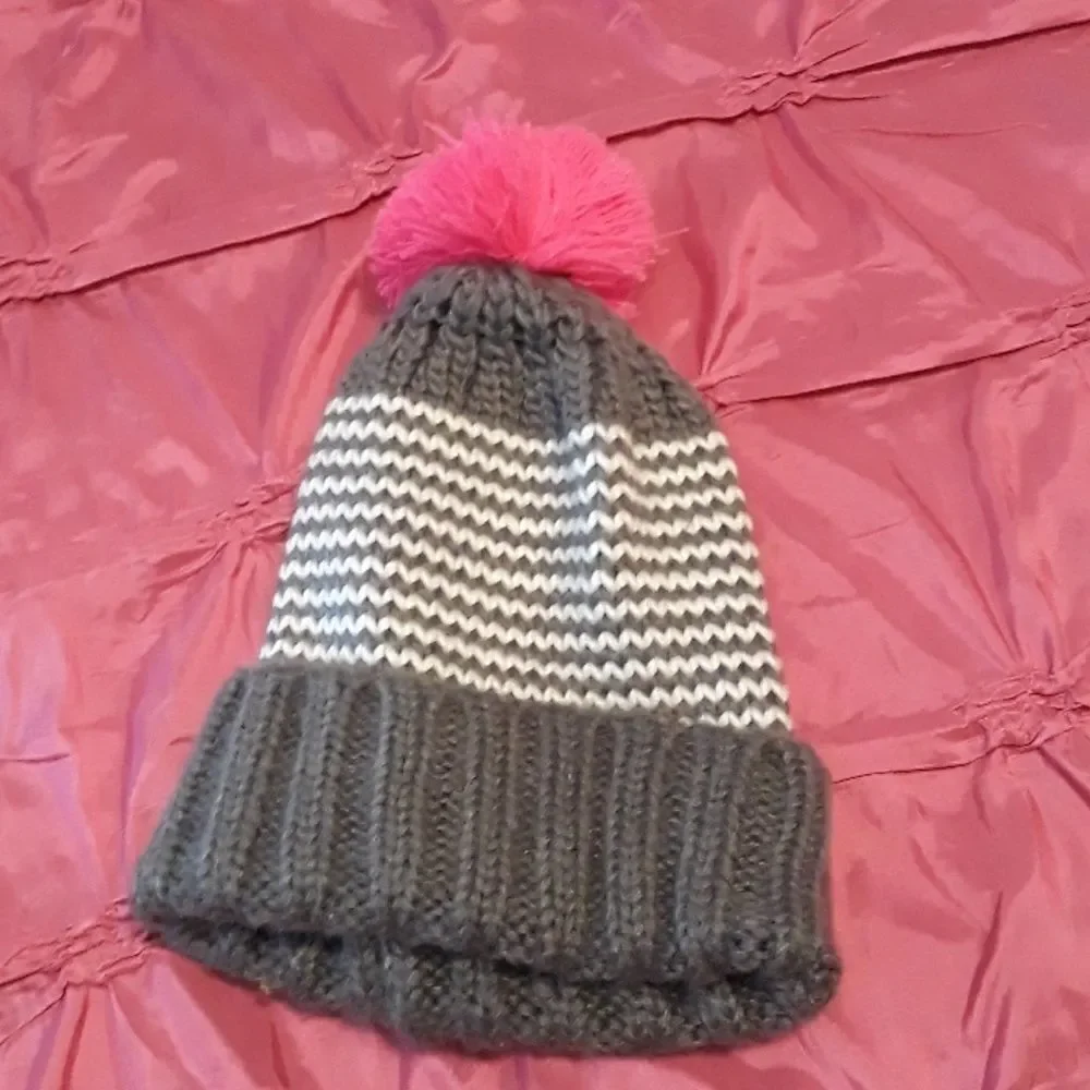 8/$20 Hat With Pom Pom on Top